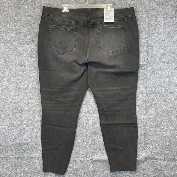 SONOMA Jeans Women’s 22W Comfortable Mid-Rise Jeggings Stretch Skylane Black NWT - Picture 14 of 16